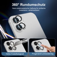 NEW'C iPhone 17 Edzett Üveg Képernyővédő + Kameravédő (2+2 db) 4