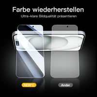 NEW'C Ochranné sklo na ochranu súkromia pre iPhone 16 / iPhone 15 (6,1 palca) – Anti-Spy tvrdené sklo, čierne, 3 ks, odolné proti poškriabaniu, jednoduchá inštalácia 7