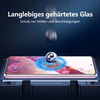 NEW'C Ochranné tvrdené sklo na Samsung Galaxy S20 FE / S20 FE 5G, 3 ks – tvrdosť 9H, hrúbka 0,33 mm, ultra priehľadné, bez vzduchových bublín, HD fólia 7