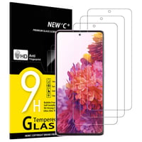 NEW'C Ochranné tvrdené sklo na Samsung Galaxy S20 FE / S20 FE 5G, 3 ks – tvrdosť 9H, hrúbka 0,33 mm, ultra priehľadné, bez vzduchových bublín, HD fólia 1
