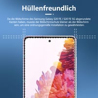 NEW'C Ochranné tvrdené sklo na Samsung Galaxy S20 FE / S20 FE 5G, 3 ks – tvrdosť 9H, hrúbka 0,33 mm, ultra priehľadné, bez vzduchových bublín, HD fólia 3