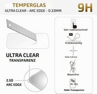 New'C Tvrdené sklo na Samsung Galaxy S20 FE / S20 FE 5G, 2 kusy – tvrdosť 9H, ultratenké 0,33 mm, HD, odolné voči poškriabaniu 5