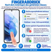 Folie de Protecție din Sticlă Securizată NEW'C pentru Samsung Galaxy S23 - Pachet de 3 bucăți, Duritate 9H, Ultra Subțire 0,26 mm, Transparență HD, Rezistentă la Zgârieturi 3