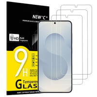 New'C tvrdené sklo na Samsung Galaxy S25 - balenie 3 ks, tvrdosť 9H, HD, odolné proti poškriabaniu, ultra číre 1