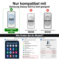 New'C tvrdené sklo na Samsung Galaxy S25 - balenie 3 ks, tvrdosť 9H, HD, odolné proti poškriabaniu, ultra číre 2