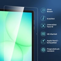 NEW'C Samsung Galaxy Tab A11+ üvegfólia 2db, 9H keménység, HD tiszta képernyővédő - A11+ 11 Zoll, transparent 4