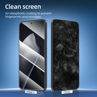 NEW'C Tvrdené sklo na Xiaomi 15T a 15T Pro (6,83 palca) – 3 ks, tvrdosť 9H, odolné proti poškriabaniu, bez bublín, ultratenké 0,33 mm 8