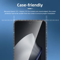 NEW'C Tvrdené sklo na Xiaomi 15T a 15T Pro (6,83 palca) – 3 ks, tvrdosť 9H, odolné proti poškriabaniu, bez bublín, ultratenké 0,33 mm 3
