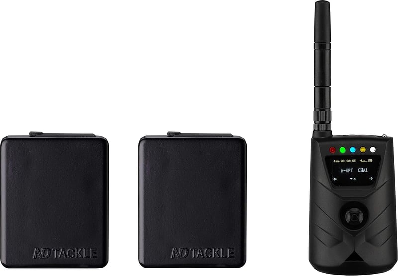 New Direction Tackle Dongle 2db S9r Szett - Pontyozó Horgászfelszerelés Bluetooth Csatlakozással, Szögtartókkal és Akkufedéllel, Vízálló IPX