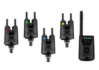 New Direction Tackle S9pro 4+1 Bežični Set Signalizatora Ugriza | Upravljanje putem Pametnog Telefona | Prijamnik s Zaslonom | USB Punjenje | Noćno Svjetlo 1