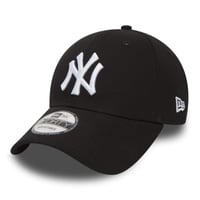 Šiltovka New Era New York Yankees MLB – čierna/biela, nastaviteľná veľkosť, 9Forty 1