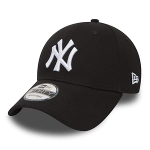 New Era New York Yankees 9Forty podesiva bejzbol kapa crno-bijela s izvezenim MLB NY logotipom uniseks