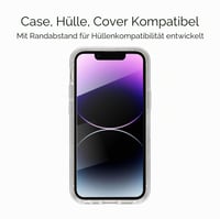 Ochranné tvrdené sklo New Horrizon pre iPhone 14 / 13 / 13 Pro (6,1") – 6 ks, tvrdosť 9H, čierny rám, odolné voči poškriabaniu 8