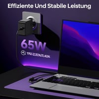 NEW POW 65W GaN töltőadapter ASUS VivoBook és Zenbook laptopokhoz - 4 kerek csatlakozóval 7