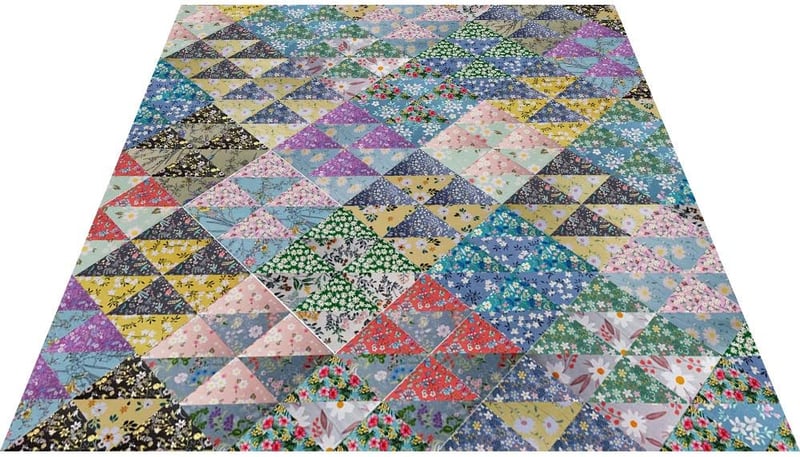 newamishquilt Patchwork Pamut Szövet 25 db 20x20 cm - Varráshoz és Kézműves Projektekhez