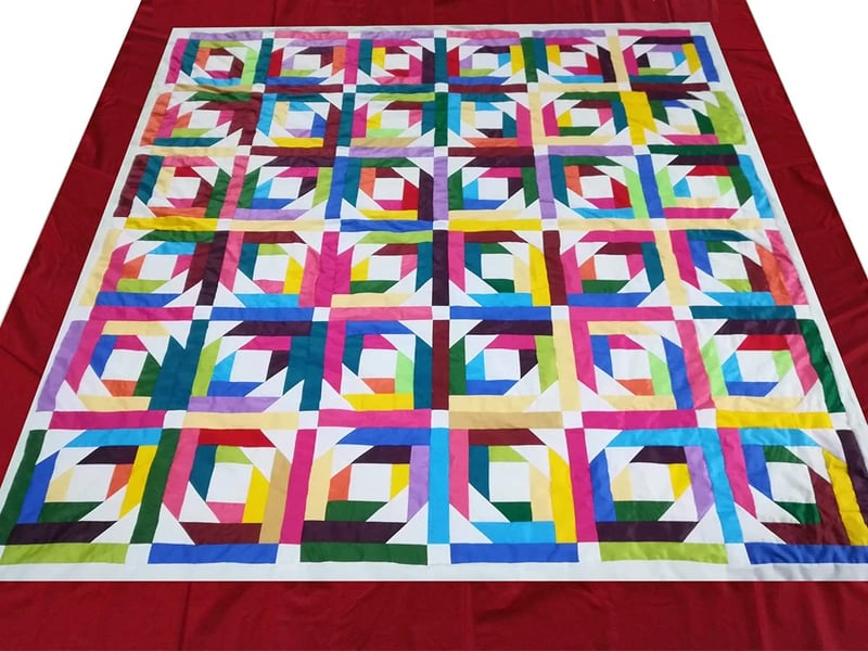 newamishquilt Patchwork Pamut Szövet 50 db 20x20 cm Négyzet Varráshoz Maszkhoz