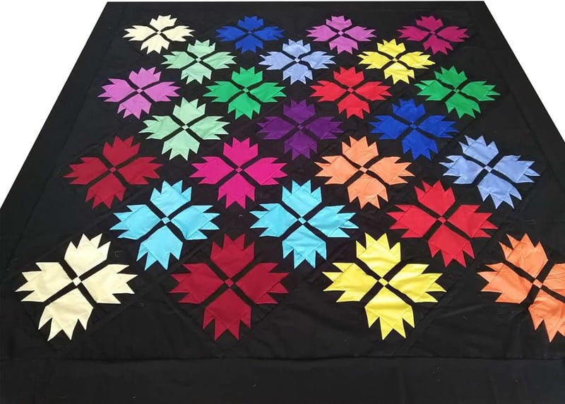 newamishquilt Patchwork Pamut Szövet 50 db 20x20 cm Négyzet Varráshoz Maszkhoz