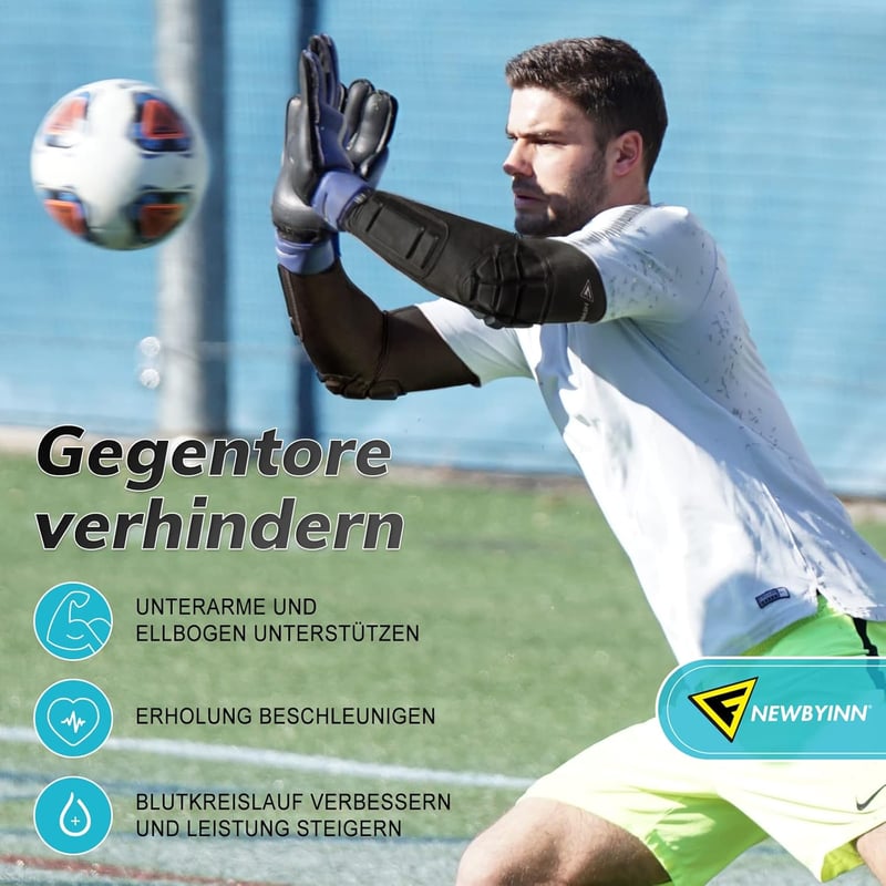Newbyinn Párnázott Könyökvédő 2 Darab, Sportoláshoz Ideális Alkarmeleg