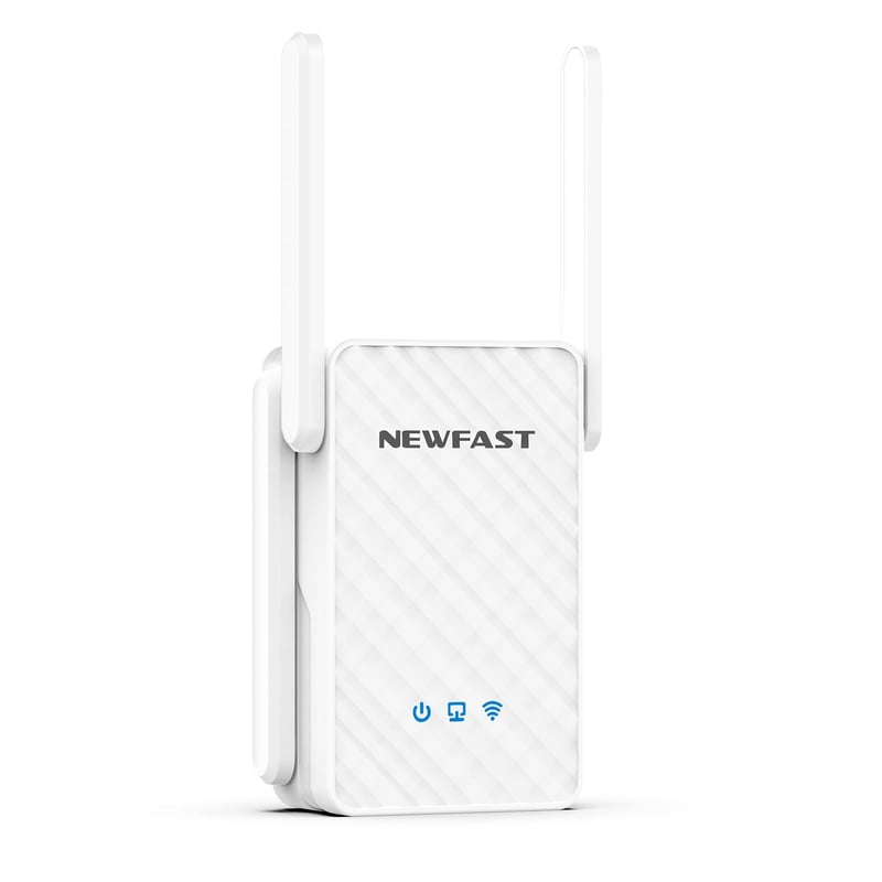 WiFi 6 zosilňovač signálu NEWFAST, 3000 Mbps, Dual Band, Gigabit Ethernet, 4 antény