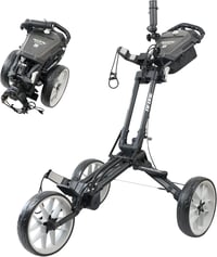 Newfly háromkerekű golfkocsi összecsukható könnyű kézikocsi esernyőtartóval 1