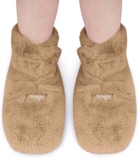 NEWGO Gabonás Fűtött Papucs Mikrohullámú Meleg Zokni Lábmelegítő Unisex 1