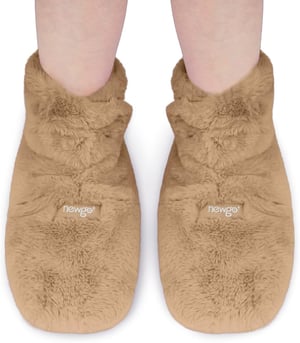 NEWGO Gabonás Fűtött Papucs Mikrohullámú Meleg Zokni Lábmelegítő Unisex