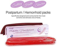 NEWGO Hűtőpárnák Szülés Utáni Perineum Ápoláshoz, 6 db Mosható Kompressz 8