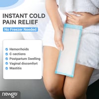NEWGO Szülés Utáni Hűtőbetét Instant Aktiválás Eldobható Teljes Felszívás 2