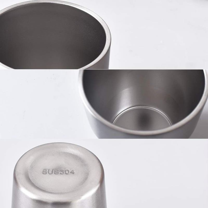 Newk rozsdamentes acél termoszos pohár 300ml dupla falú 2 darab