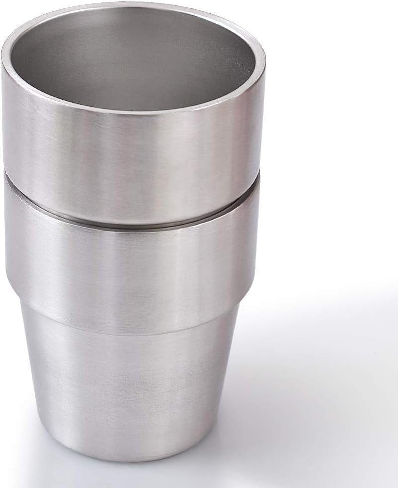 Newk rozsdamentes acél termoszos pohár 300ml dupla falú 2 darab