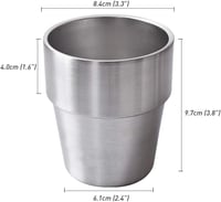 Newk rozsdamentes acél termoszos pohár 300ml dupla falú 2 darab 8