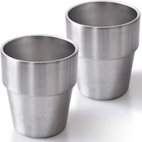 Newk rozsdamentes acél termoszos pohár 300ml dupla falú 2 darab 6