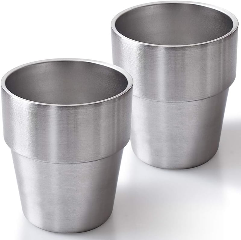 Newk rozsdamentes acél termoszos pohár 300ml dupla falú 2 darab