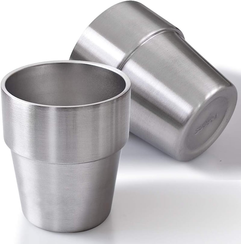 Newk rozsdamentes acél termoszos pohár 300ml dupla falú 2 darab