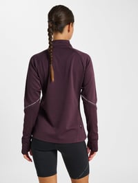 Dámska mikina Newline Nwlpower Half Zip – farba Plum Perfect, veľkosť S 7