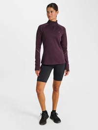 Dámska mikina Newline Nwlpower Half Zip – farba Plum Perfect, veľkosť S 8