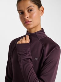 Dámska mikina Newline Nwlpower Half Zip – farba Plum Perfect, veľkosť S 9