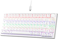 NEWMEN GM326 75% Mechanikus Gamer Billentyűzet USB-C, Hot Swap, LED, Piros Switch 1