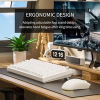 NEWMEN GM326 75% Mechanikus Gamer Billentyűzet USB-C, Hot Swap, LED, Piros Switch 6