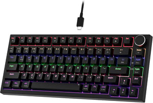 Newmen GM326 Mechanikus Gamer Billentyűzet 75% TKL USB-C LED