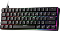 Newmen GM611 Gaming Mechanikus Billentyűzet LED 61 Gomb Piros Switch 1