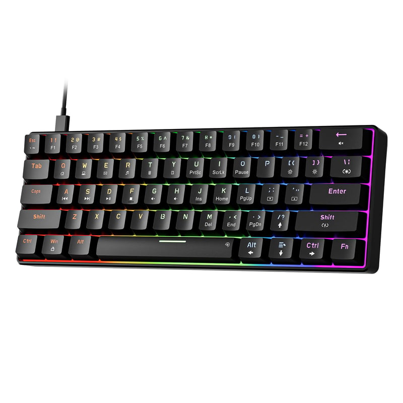 Newmen GM611 mehanička gaming tipkovnica, 61 tipka, crveni prekidači