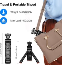 Newmowa mini kamera tripod markolat vezeték nélküli távkioldóval (Sony, Canon, Nikon) 5