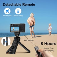 Newmowa mini kamera tripod markolat vezeték nélküli távkioldóval (Sony, Canon, Nikon) 3