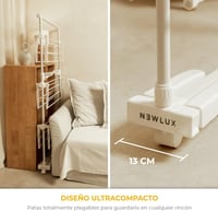 NEWTECK Fold Care V60 függőleges szárító 60m kapacitás kerekekkel és hosszú ruhákhoz 3