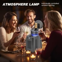 NEWTRY Elektromos Borhűtő - Gyorshűtés 750 ml-es Borosüvegekhez, Pezsgőhöz, Fekete ABS Borítás, Rozsdamentes Acél Belső, Autós Kábellel 7