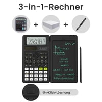 Calculator științific NEWYES 82MS-II cu tabletă de scris și stylus, negru, 240 de funcții 3