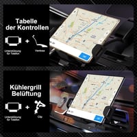 NEWZEROL Wireless autós telefontartó Galaxy Z Fold 6/5/4/3/2 15W Qi gyorstöltés 3