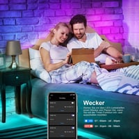 Nexillumi RGB LED szalag 30m távirányítóval, app vezérléssel és zenesynccal - 30 m 5
