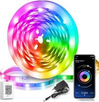 Nexillumi RGB LED szalag 30m távirányítóval, app vezérléssel és zenesynccal - 30 m 1